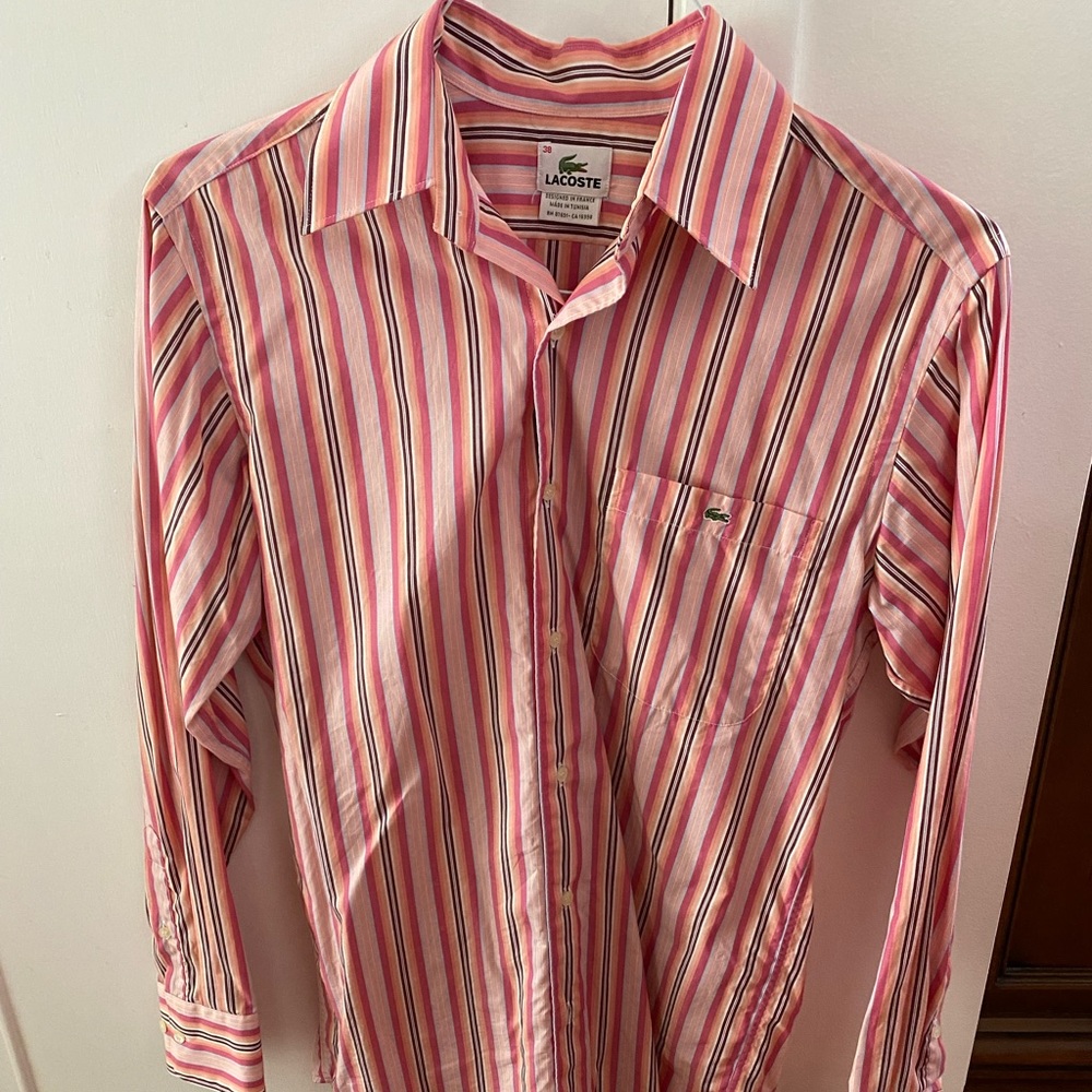Trendy Lacoste button up shirt